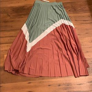 NWT pleated skirt
